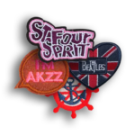 Iron on patches collage