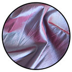 Taffeta <br><p style="font-size: 11px;">Taffeta material is a crisp, smooth, plain-woven fabric made from silk or cuprammonium rayons as well as acetate and polyester.</p>