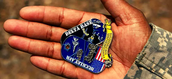 What's the purpose of Challenge Coins in the military?