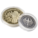 Acrylic coin capsule<br><p style="font-size: 11px;">A transparent container to put challenge coins.</p>