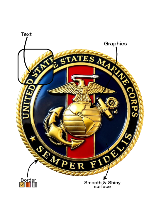 Custom Epoxy Dome Coins